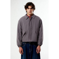 PacSun Men's Ninety Puffer Jacket - Purple Insulated Quilted Winter Coat