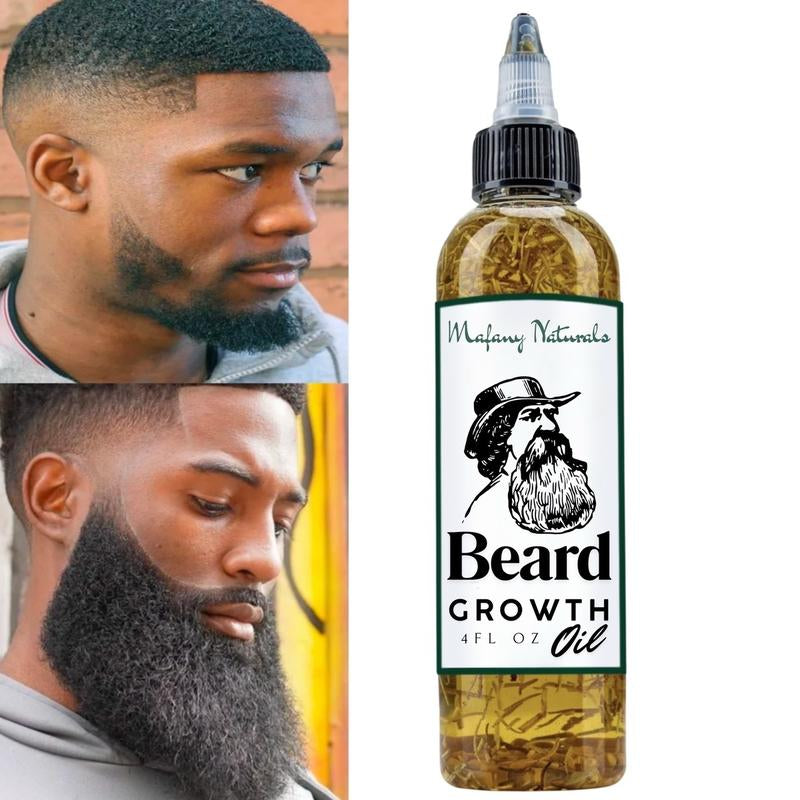 Beard Growth Oil, Rapid Beard Thickening, Plant Based Beard Growth Oil, Men Beard Care
